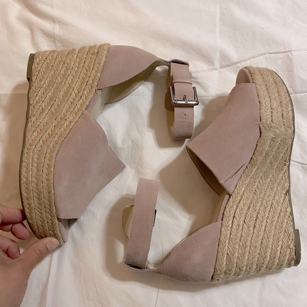 Marc Fisher Platform Espadrilles Ballet Pink - image 2